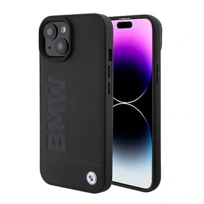 Abbildung von BMW BMHMP15SSLLBK Hülle für iPhone 15 6.1&quot; Schwarz hardcase Signature Logo Imprint