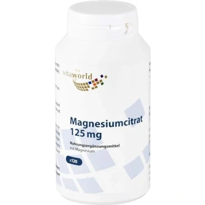 Abbildung von Magnesiumcitrat 125 mg Kapseln 120 St