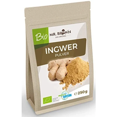 Abbildung von 1kg (2x500g) BIO Ingwerpulver (1kg), Ingwer, gemahlen, in Tees, asiatischen Gerichten uvm., fruchtig scharf