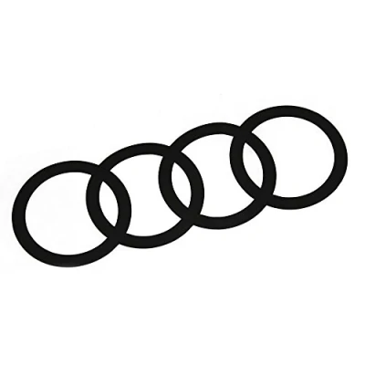 Abbildung von Audi Original Q2 C Blade Dekorfolie Set Ringe Exterieur Brilliantschwarz 81B064317 Y9B