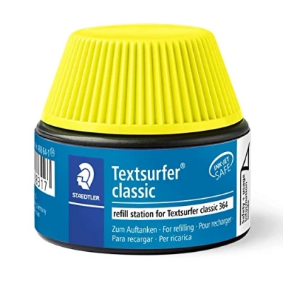 Abbildung von 4 x Staedtler Nachfüllstation Textsurfer classic gelb