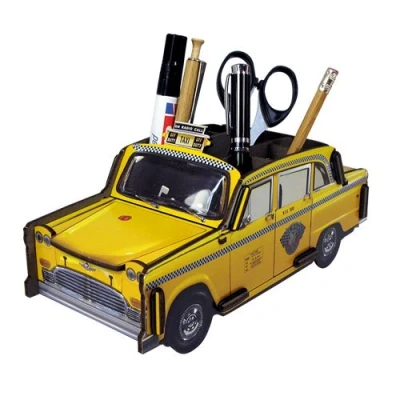 Abbildung von Werkhaus Stiftebox New York Taxi MDF ca 10 x 24 cm