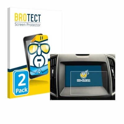 Abbildung von BROTECT (2 Stück Schutzfolie für Ford Galaxy Infotainment Sync 3 (2019) Displayschutz Folie Ultra Klar