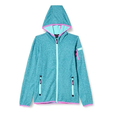Abbildung von CMP Mädchen Softshell Jacket with Technology Softshelljacke mit ClimaProtect WP 7,000 Technologie, Girl, Blue Wasser, 128, Hawaian Aqua, 110