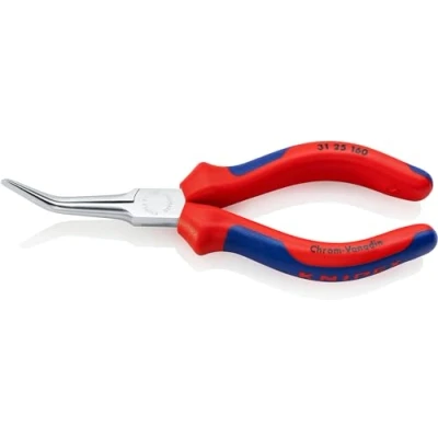 Abbildung von Knipex 31 25 160, Spitzzange, 2,5 mm, 5,5 cm, Stahl, Blau, Rot, 160 mm
