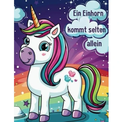 Abbildung von Ein Einhorn kommt selten allein: für Kinder ab 7 Jahre, Einhorn, Einhörner, Malbuch, Beschäftigung, Rätsel, Labyrinthe, Malen nach Zahlen, Punkt zu