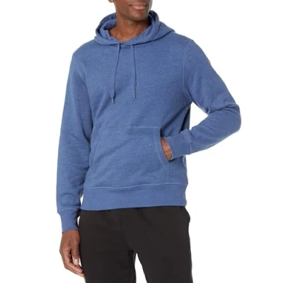 Abbildung von Amazon Essentials Herren Fleece Kapuzenpulli (erhältlich in den Größen Big &amp; Tall), Blau Heide, M