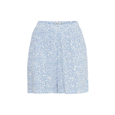 Abbildung von ICHI Shorts, Damen, Größe: Medium, Della robbia blue flower aop