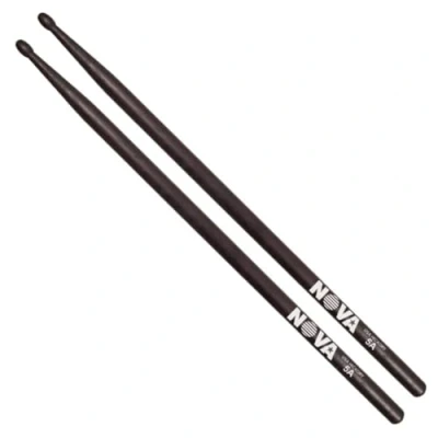 Abbildung von Vic Firth vf n5ab Nova 5 A Wood Tip Drum Sticks Schwarz