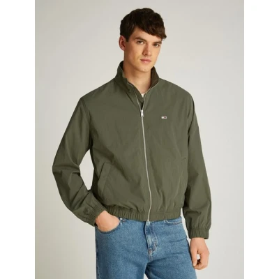 Abbildung von Tommy Jeans Essential Jacket Leichte Jacke, Herren, Größe: 48, Fatigue green