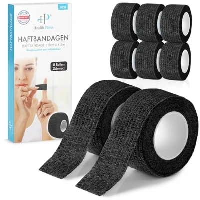 Abbildung von Health Press® Elastisches Fingerpflaster 2,5cm x 4,5m 8 St