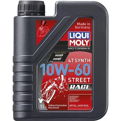 Abbildung von LIQUI MOLY Motorbike 4T Synth 10W 60 Street Race 1 L Motorrad 4 Takt Öl Art. Nr.: 1525