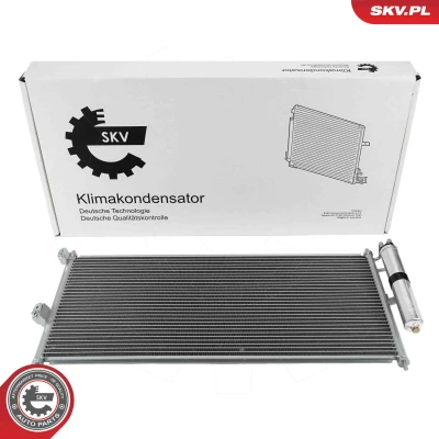 Abbildung von ESEN SKV 86SKV256 Klimakondensator ohne Trockner Aluminium 735mm