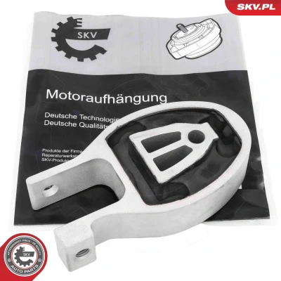 Abbildung von ESEN SKV 75SKV005 Motorlager hinten, unten Aluminium, Gummi 167mm FORD: Galaxy Mk2 MPV, S Max Mk1, MONDEO 4 Turnier, VOLVO: V70 3, V60 I, S80 II
