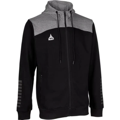 Abbildung von Select Oxford Kapuzenpullover Schwarz/Grau M