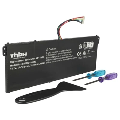 Abbildung von vhbw Akku kompatibel mit Acer Aspire 7 A715, A715 71G 52XK, 58G7, 76RL Notebook (3000 mAh, 15,2 V, Li Polymer)