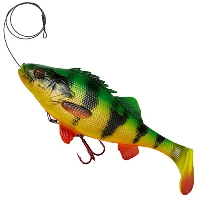 Abbildung von Savage Gear 4D Line Thru Perch Shad 20cm 100g SS 02 Firetiger