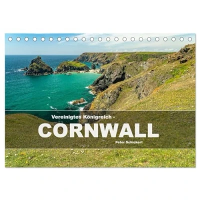 Abbildung von Vereinigtes Königreich Cornwall (Tischkalender 2025 DIN A5 quer), CALVENDO Monatskalender
