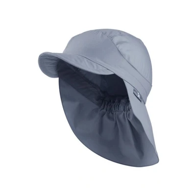 Abbildung von Sterntaler Unisex Nackenschutz Cap für Kinder, Größe: 49, Graues blau
