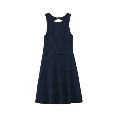 Abbildung von s.Oliver Kurze AUS WARE MIT Cutout Strickkleid für Kinder, Größe: 134, Navy