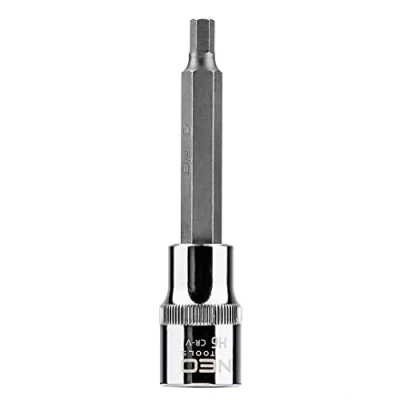 Abbildung von NEO TOOLS 08 781 Steckschlüsseleinsatz 1/2 7422 H6 Chrom Vanadium Stahl, Werkzeugstahl Innensechskant
