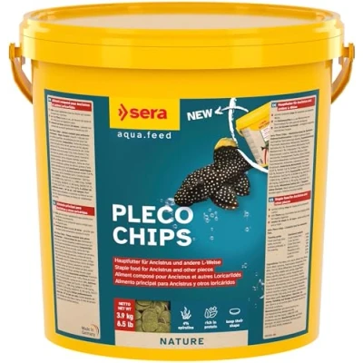 Abbildung von sera Aquariendeko Wels Chips Nature 10.000 ml