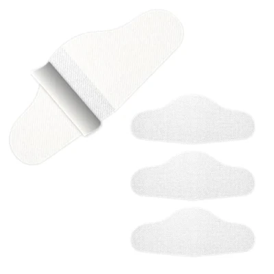 Abbildung von Fersenloch Schutz und Reparatur (HEEL HOLE PREVENTER) Patches zum Einkleben. Verhindert repariert Löcher an der Ferse. Für Sneaker Schuhe mit Mesh Gewebe. (Weiß, 4 Stk. SPARPACK)