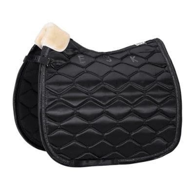 Abbildung von Eskadron Schabracke Satin Vielseitigkeit Schwarz Pony