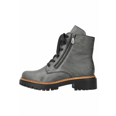 Abbildung von Rieker Schnürstiefelette smoke, Damen, Größe: 38, Smoke Schuhe