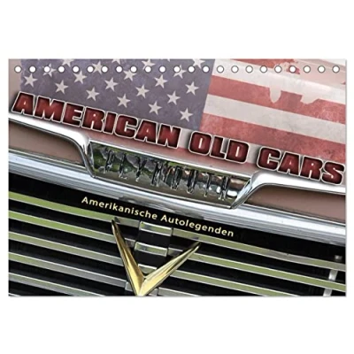 Abbildung von American Old Cars Amerikanische Autolegenden (Tischkalender 2025 DIN A5 quer), CALVENDO Monatskalender