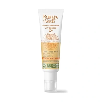 Abbildung von Bottega Verde, Beauty Extrakte Vitamin C+ Gesichtscreme 3 in 1 Mandarine + C Antioxidans, aufhellend, gleichmäßig (50 ml) alle Hauttypen