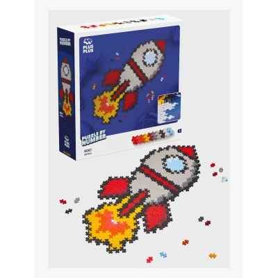 Abbildung von PlusPlus Zahlen Raketen Puzzle 500 Teile