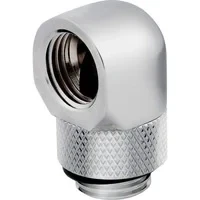 Abbildung von Corsair Hydro X Series, 90 Adapter drehbar Doppelpack (Standard G1/4&quot; Gewinde (BSPP) Messing Gefertigt, Drehmechanismus mit sicherer Dichtung, Ausgelegt auf hohe Durchflussraten) Chrom