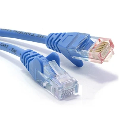 Abbildung von kenable Blau Netzwerk Ethernet RJ45 Cat5E CCA UTP Patchkabel 26AWG Kabel Anschlusskabel 1,5 m [1.5 Meter/1,5m]