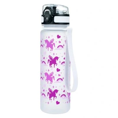 Abbildung von Baagl Tritan KÖNIGLICHES Einhorn 500 ML Trinkflasche für Kinder, Größe: One Size, Violett