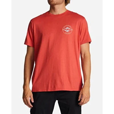 Abbildung von Billabong Rotor Diamond T Shirt für Männer Rot