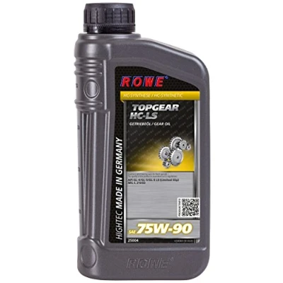 Abbildung von ROWE 1 Liter HIGHTEC TOPGEAR SAE 75W 90 HC LS Getriebeöl für PKW mit Schaltgetriebe und Achsantriebe ohne Sperrdifferential