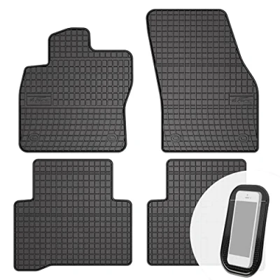 Abbildung von Gummimatten Auto Fußmatten Gummi Automatten Passgenau 4 teilig Set passend für VW Touran 2 II ab 2015