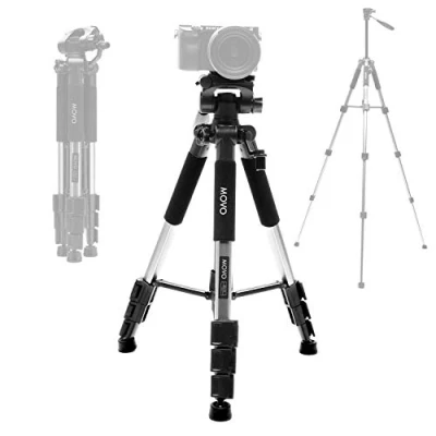 Abbildung von Movo MV T5 Aluminium Stativ mit Videokopf
