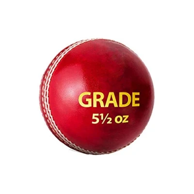 Abbildung von DSC Grade Leder Cricketball (Rot. Club) Wasserfester Lederball