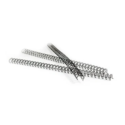 Abbildung von Pavo Premium Drahtbinderücken A4, 6.4 mm, 3:1 Teilung, 100 er Pack, 1 35 Blatt, schwarz