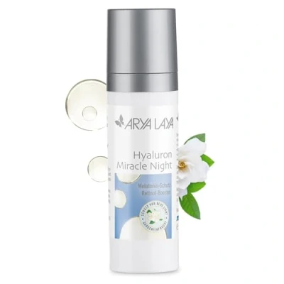 Abbildung von ARYA LAYA Hyaluron Miracle Night, 30 ml Retinol Booster &amp; Melatonin Schutz vor Blue Light, Feuchtigkeits Serum, Booster, vegan