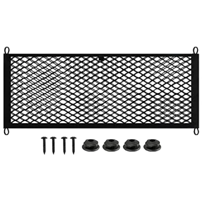 Abbildung von Kingsea Netztasche Auto,Aufbewahrungsnetz Netz für Camping, Car, Organizer Ooffre Ooiure(25 x 60 cm),Aufbewahrungsnetz den Kofferraum