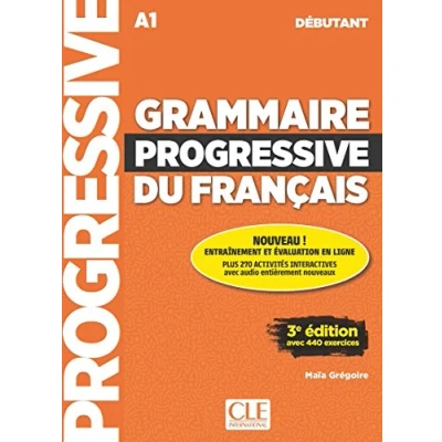 Abbildung von Grammaire progressive du français Livre + CD web 100% interactif: debutant