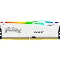 Abbildung von Kingston FURY Beast Weiß RGB EXPO 16GB 6000MT/s DDR5 CL30 DIMM Desktop Gaming Speicher Einzelnes Modul KF560C30BWEA 16