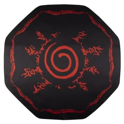 Abbildung von Konix Naruto Shippuden Gaming Bodenmatte 98 x cm für Bürostuhl rutschfeste Beschichtung Motiv Hakke Siegel