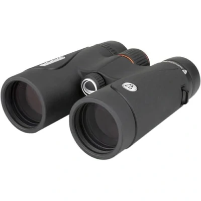 Abbildung von Celestron 71405 TrailSeeker ED 8 x 42 Dachkantprismenfernglas, voll vergütete Linsen, BaK 4 Prismenglas, Schwarz