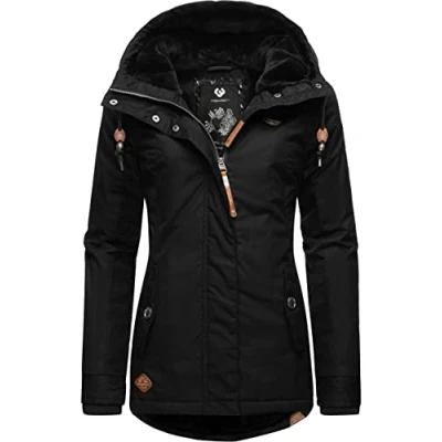 Abbildung von Ragwear Monade Wintermantel, Damen, Größe: XS, Black
