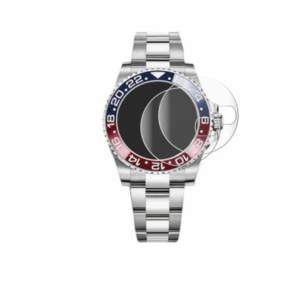 Abbildung von BROTECT 2 Stück Full Cover Schutzfolie für Rolex GMT Master II Screen Displayschutz Folie [3D Curved, Anti Fingerprint, Kristall Klar]