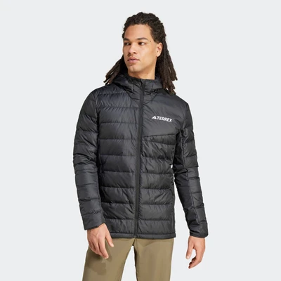 Abbildung von adidas Herren Terrex Multi Light Down Hooded Jacket, Black, L